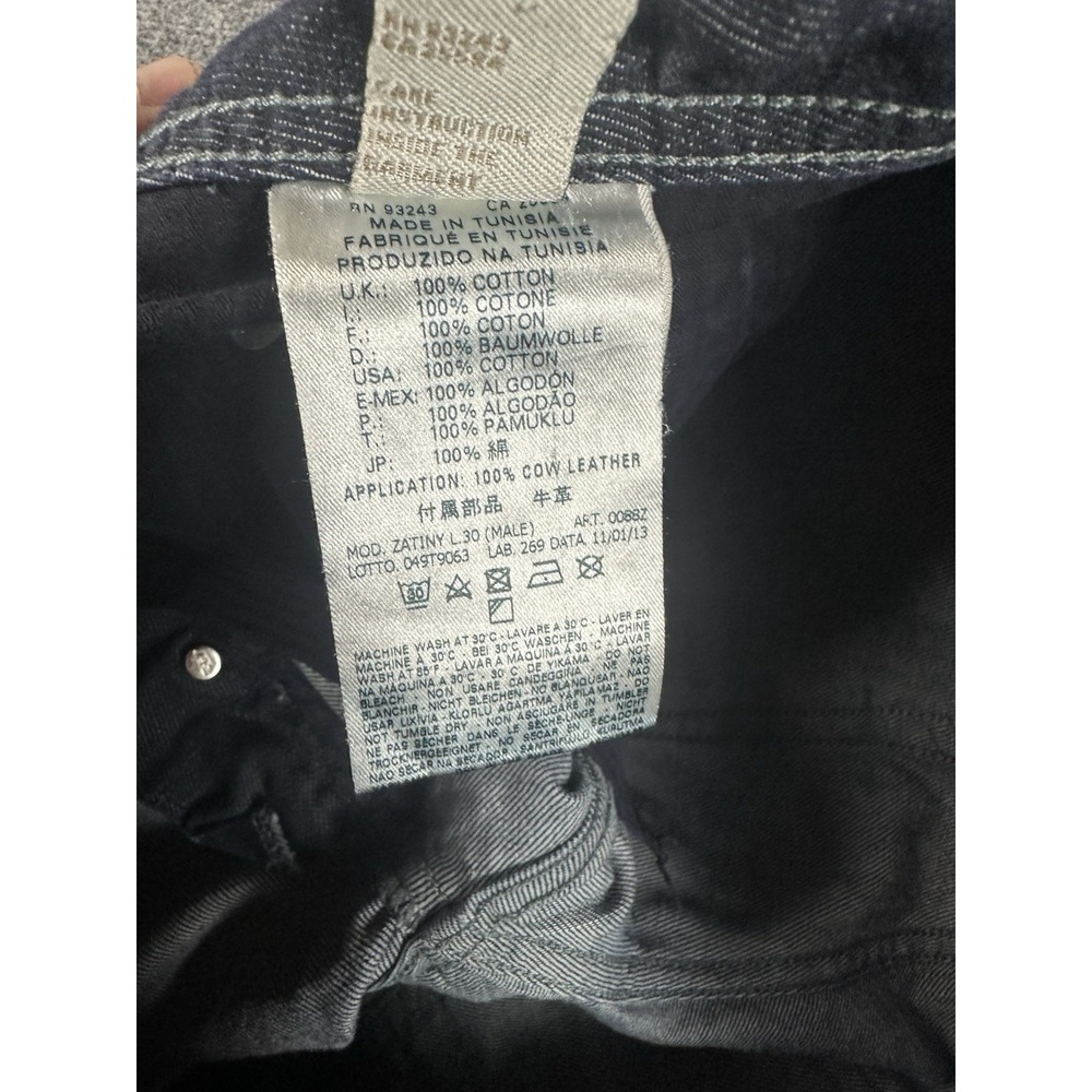 Diesel Zatiny Regular Bootcut Jeans Dark Blue Wash Mens 33X30 (29) Wash 0088Z - Picture 9 of 12